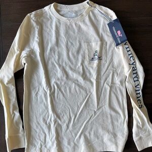 Vineyard vines pond hockey boys long sleeve t shirt size 8/10 nwt